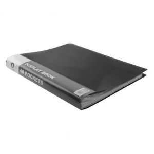 VARIS CARPETA 20 FUNDAS A4 POLIPROPILENO NEGRO - FO22411 Auténtico