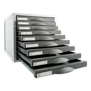 Envío Inmediato ARCHIVO 2000 ARCHIVO MODULAR 9 CAJONES ARCHISYSTEM GRIS - 8409C GF