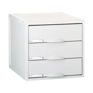 ARCHIVO 2000 ARCHIVO MODULO 3 CAJONES ARCHISYSTEM GRIS - 8403C GS Disponible Ahora