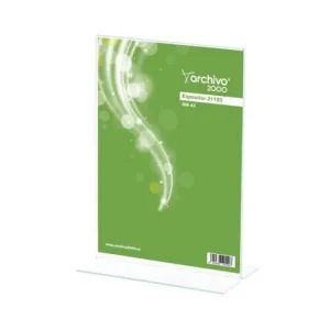 ARCHIVO 2000 EXPOSITOR SOBREMESA -ÓPTIMA- EN FORMA DE T DIN A3 VERTICAL ESPESOR 2 MM. EL DOCUMENTO SE INTRODUCE POR LA PARTE INF Imprescindible (Must-Have)
