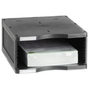 ARCHIVO 2000 MODULO ARCHIVODOC APILABLE 1 ALTURA JUMBO A4 360 x 300 x 145 COLOR NEGRO - 6611 NE Hecho A Mano