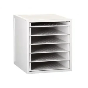 ARCHIVO 2000 MODULO 6 BANDEJAS ARCHISYSTEM GRIS - 8206B GS Envío Gratis