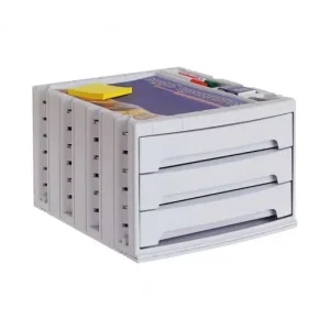 ARCHIVO 2000 MODULO ARCHIVOTEC 3 CAJONES GRIS - 6003 GS Más Vendido