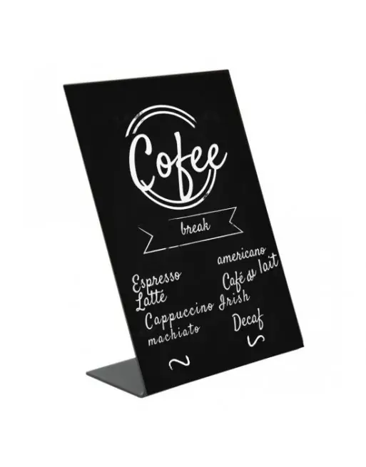 Solo Hoy ARCHIVO2000 PIZARRA EXPOSITOR DE SOBREMESA FORMA L TAMAÑO A4 VERTICAL ID 27104M NE