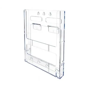 DEFLECTO EXPOSITOR PORTA FOLLETOS PARED A4 - DE772001 Súper Precio