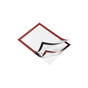 Nuevo Modelo DURABLE BOLSA 2 DURAFRAME A3 MAGNETICOS ROJO - 4873-03