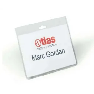 Nuevo Modelo DURABLE CAJA 20 FUNDA PORTANOMBRES 60X90MM - 813519