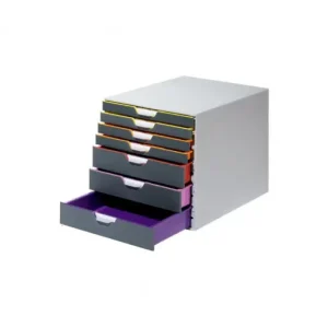 Nueva Colección DURABLE MODULO 7 CAJONES VARICOLOR GRIS - 7607-27