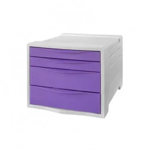 Económico ESSELTE BUC 4 CAJONES COLOUR BREEZE LAVANDA 628458