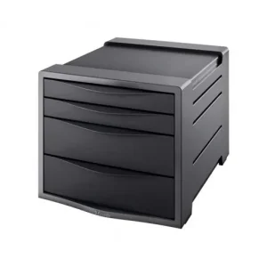 Precio De Oferta ESSELTE BUC 4 CAJONES EUROPOST VIVIDA NEGRO - 623761