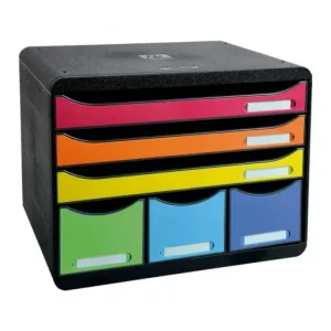 EXACOMPTA STORE-BOX 6 CAJONES IDERAMA MULTICOLOR - 306798D Máxima Calidad