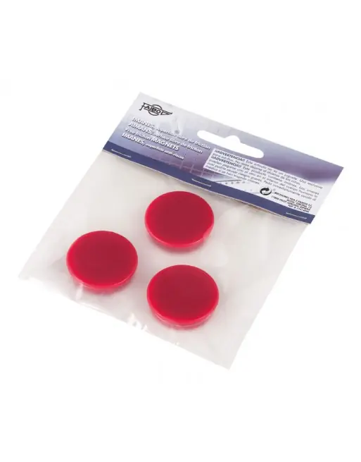 Marca Reconocida FAIBO BOLSA 3 IMANES 30MM ROJO - 60-30-03