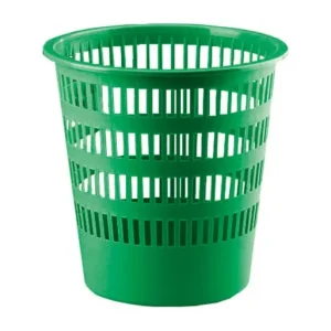 FAIBO PAPELERA PLÁSTICO 306 REJILLA VERDE - 306-04 Hecho A Mano