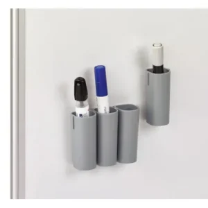 Última Versión FAIBO SET 4 PORTA ROTULADORES MAGETICO NEGRO Y GRIS - 174-08