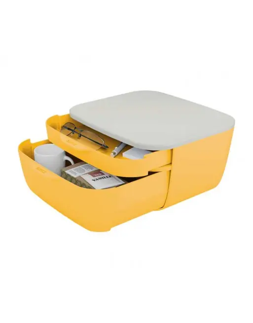 LEITZ BUC 2 CAJONES COSY AMARILLO 53570019 Económico