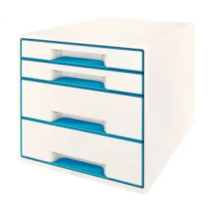 Pago Seguro LEITZ BUC WOW CUBE AZUL/BLANCO 4 CAJONES - 52131036