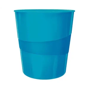 Barato LEITZ PAPELERA WOW AZUL METALIZADO 15L - 52781036