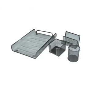 Compra Hoy MMC SET OFICINA 4 PIEZAS REJILLA MESH PLATA - 317387