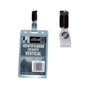 OFFICE BOX IDENTIFICADOR VERTICAL CON PINZA TRANSPARENTE - 92019 Promoción