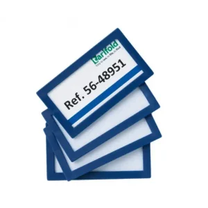TARIFOLD PACK 4 MARCOS IDENTIFICADORES 80X45MM. AZUL - 194851 Mejor Calidad