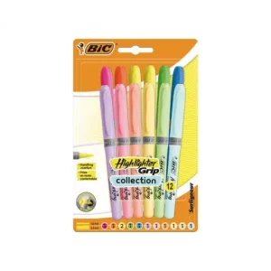 BIC BLISTER 12 MARCADOR FLUORESCENTE HIGHLITER PASTEL+NEON - 992562 Precio De Fábrica