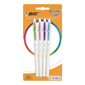 Original BIC BLISTER 4U BOLIGRAFO CRISTAL UP COLOR FUN - 949870
