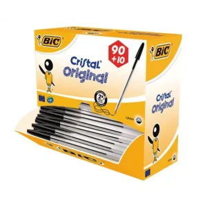 Bestseller BIC BOLÍGRAFO CRISTAL CAJA 90+10 NEGRO 896040