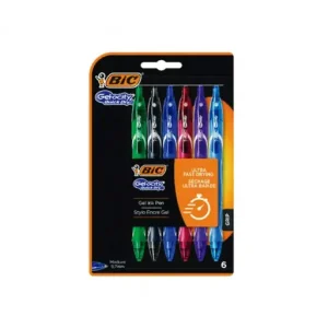 BIC ESTUCHE 6 ROLLER RETRACTIL GELOCITY 0.7MM RETRACTIL SURTIDO - 964769 Oferta Limitada