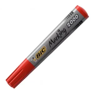 BIC MARCADOR PERMANENTE 2000 PUNTA CONICA ROJO - 8209133 Última Versión