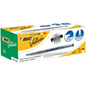 Marca Reconocida BIC ROTULADOR PIZARRA BLANCA VELLEDA VERDE 1721