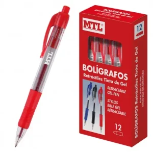 Oferta DOHE BOLÍGRAFOS TINTA GEL RETRÁCTIL CON GRIP GEL COLOR ROJO - 79598