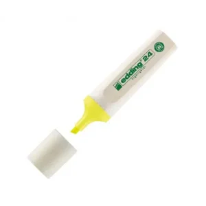 Auténtico EDDING MARCADOR FLUORESCENTE RECICLADO AMARILLO - 24-005
