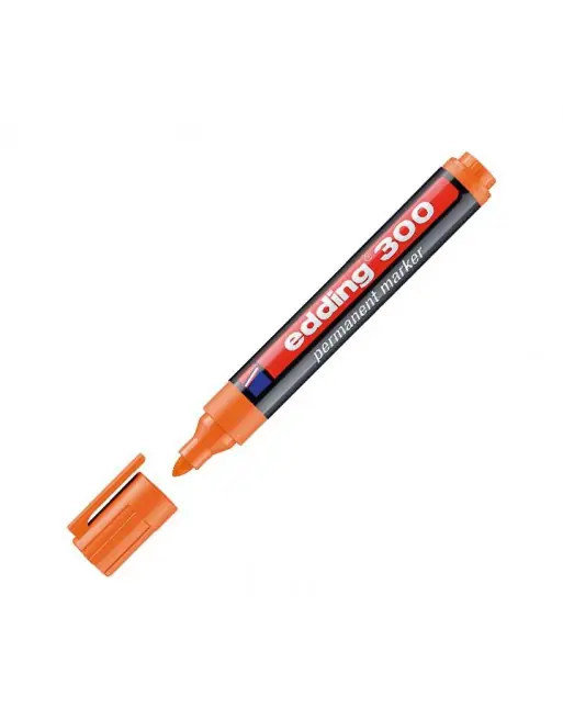 EDDING MARCADOR PERMANENTE 300 1.5-3MM NARANJA - 300-06 Oferta Flash
