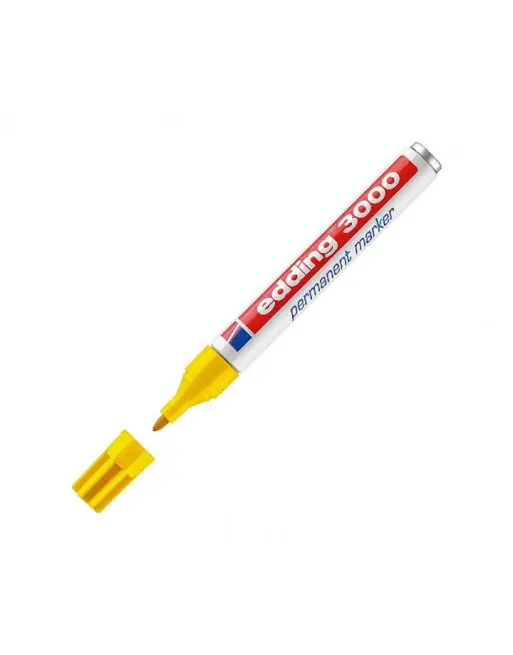 Mayoreo EDDING MARCADOR PERMANENTE 3000 1.5-3MM AMARILLO - 3000-05