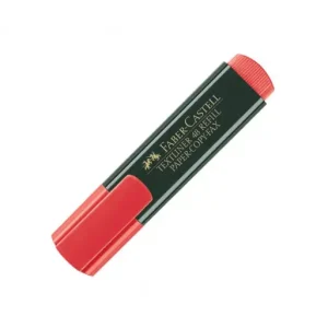 FABER CASTELL MARCADOR FLUORESCENTE TEXTLINER ROJO - 154821 Certificado