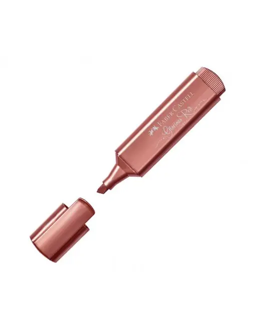 FABER CASTELL MARCADOR FLUORESCENTE TEXTLINER 1546 METALICO ROJO 154673 Moderno