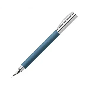 FABER CASTELL PLUMA AMBITION RESINA F TINTA NEGRA CUERPO AZUL - 147141 Marca Reconocida