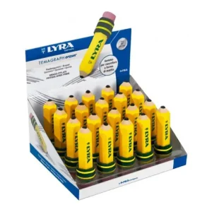 Original LYRA EXPOSITOR 20 GOMAS DE BORRAR LYRA TEMAGRAPH L7417201