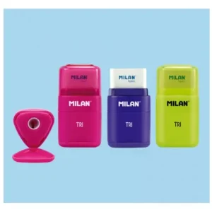 MILAN AFILABORRA TRI SIMPLE 1 SACAPUNTAS CON DEPOSITO - 4700116 Directo De Fábrica