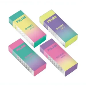 Lujoso MILAN GOMA 320 DE COLORES GAMA SUNSET FORRADA CON CARTON DECORADO - CPM320SN