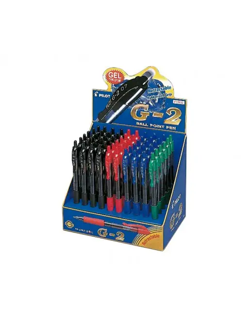 PILOT EXPOSITOR 60UN BOLIGRAFO G-2 - BL-G2-7-60DPK Imprescindible (Must-Have)