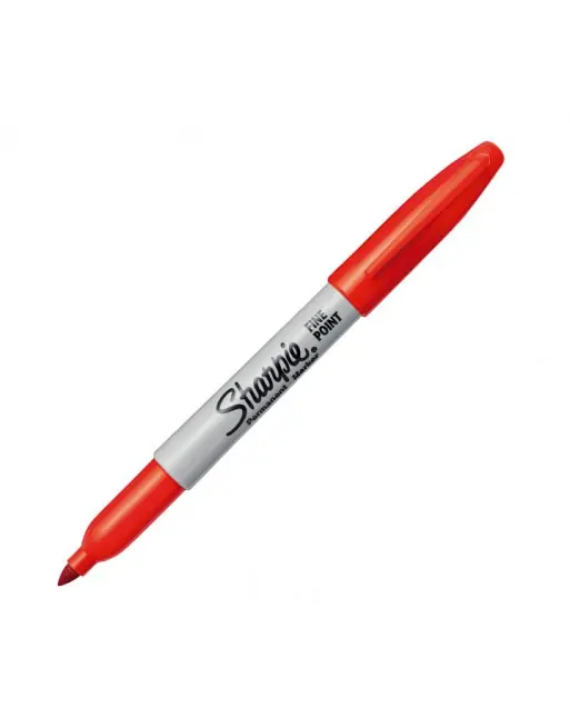 SHARPIE MARCADOR PERMANENTE PUNTA FINA ROJO - S081094 Imprescindible (Must-Have)