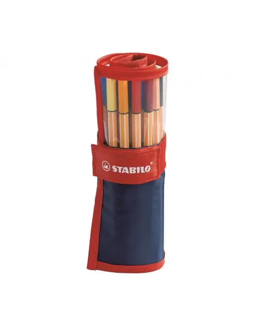 Promoción Exclusiva STABILO ESTUCHE 25 ROTULADORES POINT 88 SURTIDO ROLLERSET - 8825-021
