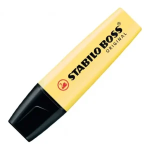 STABILO MARCADOR FLUORESCENTE BOSS AMARILLO CREMOSO PASTEL - 70/144 Disponible Ahora