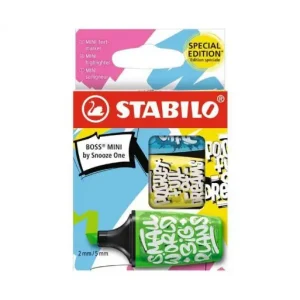 STABILO MARCADOR FLUORESCENTE BOSS MINI BY SNOOZE ONE 1 SURTIDO 3 COLORES - 07/03-61 Oferta