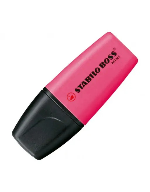 STABILO MARCADOR FLUORESCENTE BOSS MINI ROSA - 07/56 Imprescindible (Must-Have)