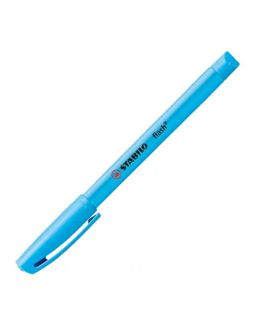 STABILO MARCADOR FLUORESCENTE FLASH 1-4MM AZUL - 555/31 Ordena Ya