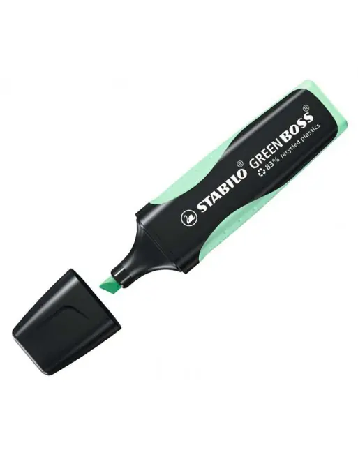 STABILO MARCADOR FLUORESCENTE GREEN BOSS PASTEL MENTA 6070/116 Envío Exprés