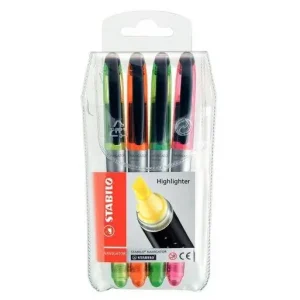 Pedido Al Por Mayor STABILO MARCADOR FLUORESCENTE NAVIGATOR COLORES SURTIDOS BLÍSTER 4 UD 545/4