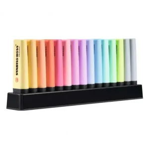 Alta Calidad STABILO PEANA 15 MARCADORES FLUORESCENTES BOSS ORIGINAL PASTEL 2/5/7015
